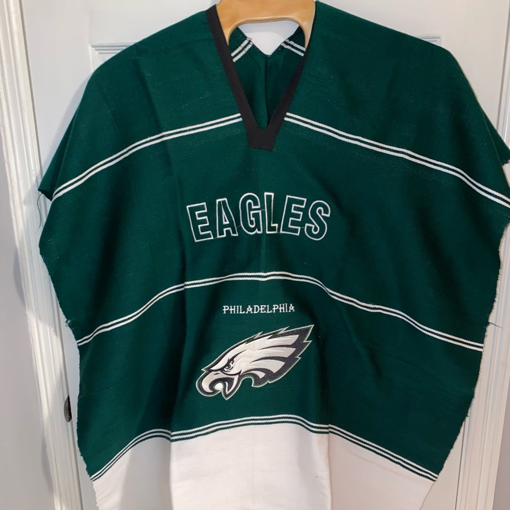 Philadelphia Eagles Custom Made Poncho Zarape